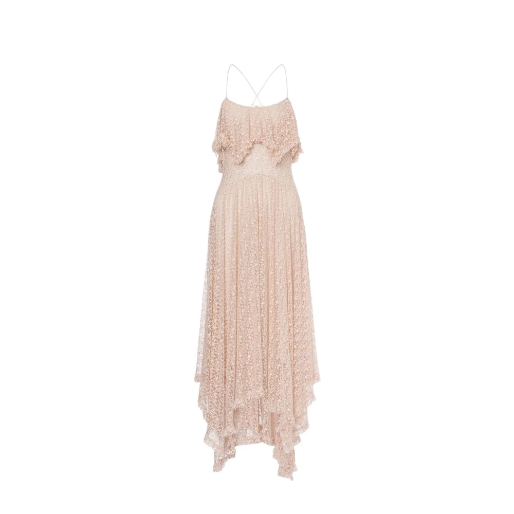 Philosophy Di Lorenzo Serafini Damen Rosa - Lace Longuette Dress - Dresses - S