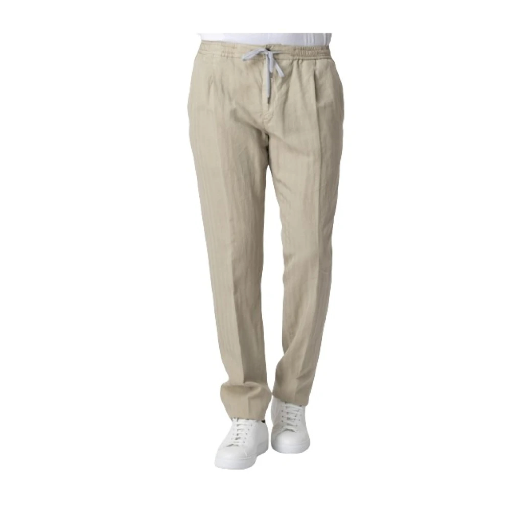Pt Torino Herren Beige - Bundfaltenhose - Trousers - Xs