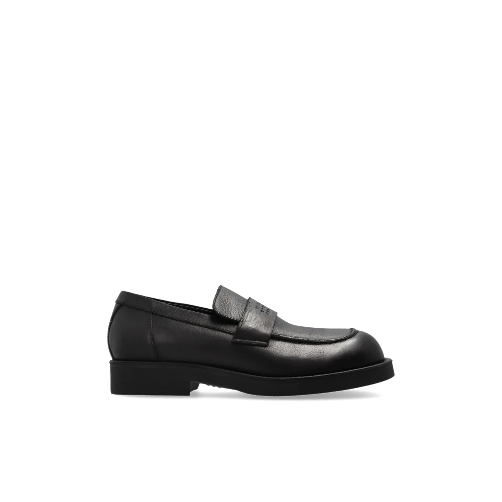 Mm6 Maison Margiela Herren Schwarz - Leather Loafers - Shoes - K - 41 Eu