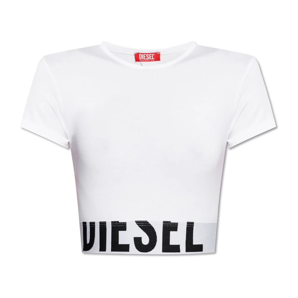 Diesel Damen Weiß - Logo Top - Tops - M