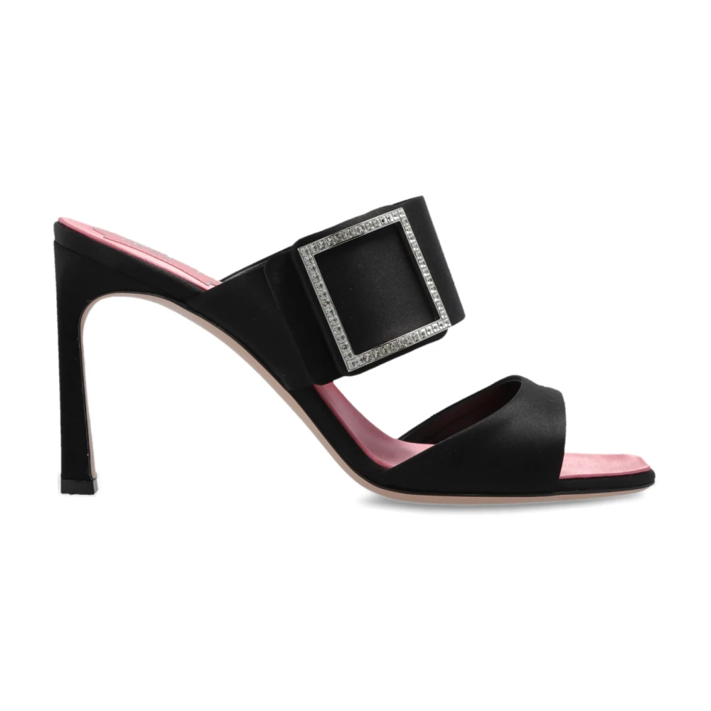 Roger Vivier - Trompette Heeled Mules - Shoes - Damen - Schwarzk - 36 Eu
