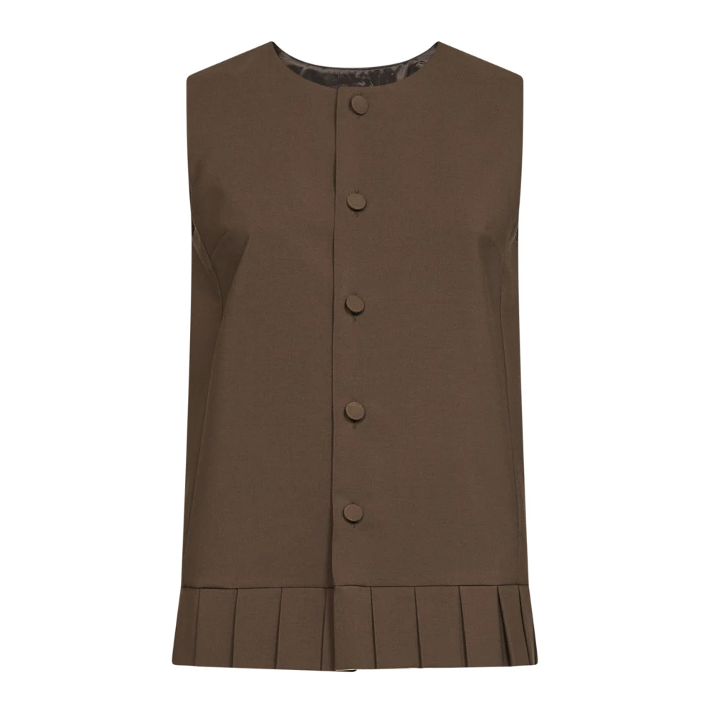 Mm6 Maison Margiela Damen Braun - Top - Tops - S