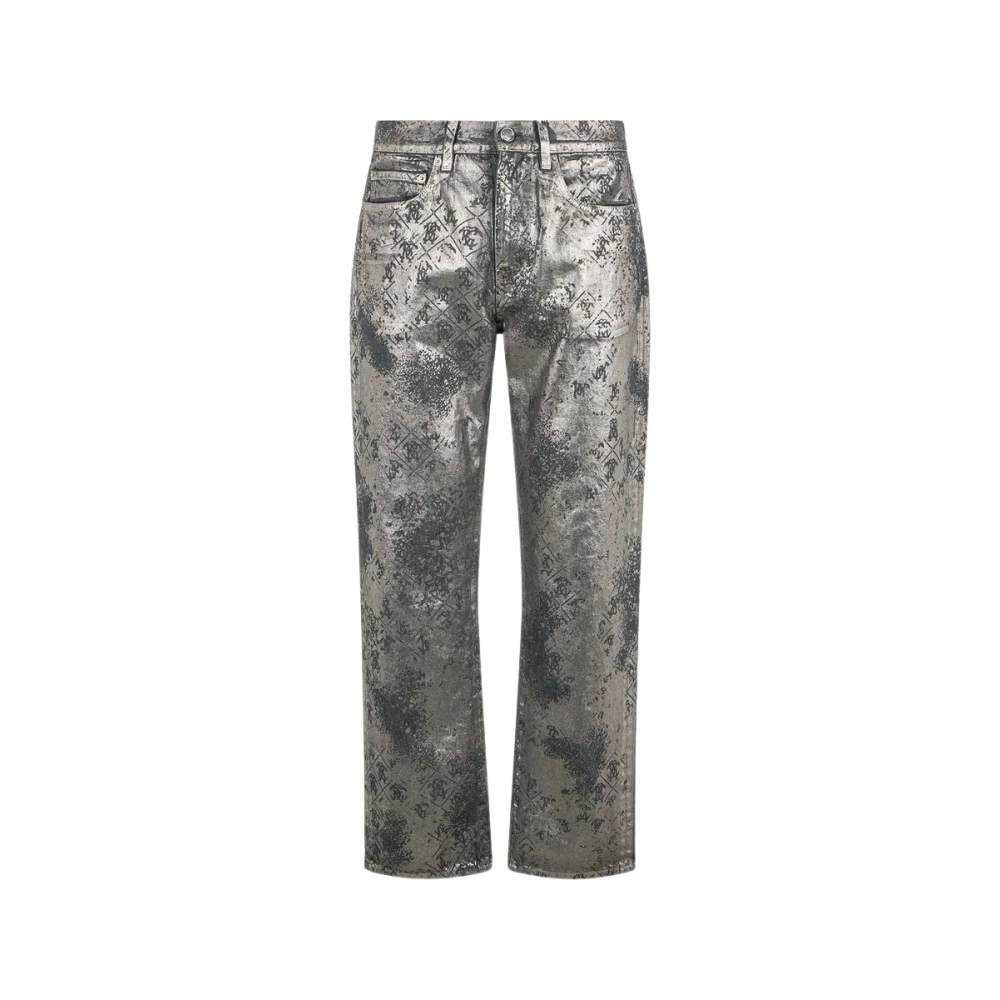 Roberto Cavalli Herren Schwarz - Monogram Hosen - Jeans - K - W30