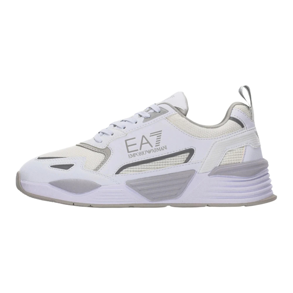 Emporio Armani Ea7 Herren Weiß - Low Top Sneakers - Shoes - 44 Eu