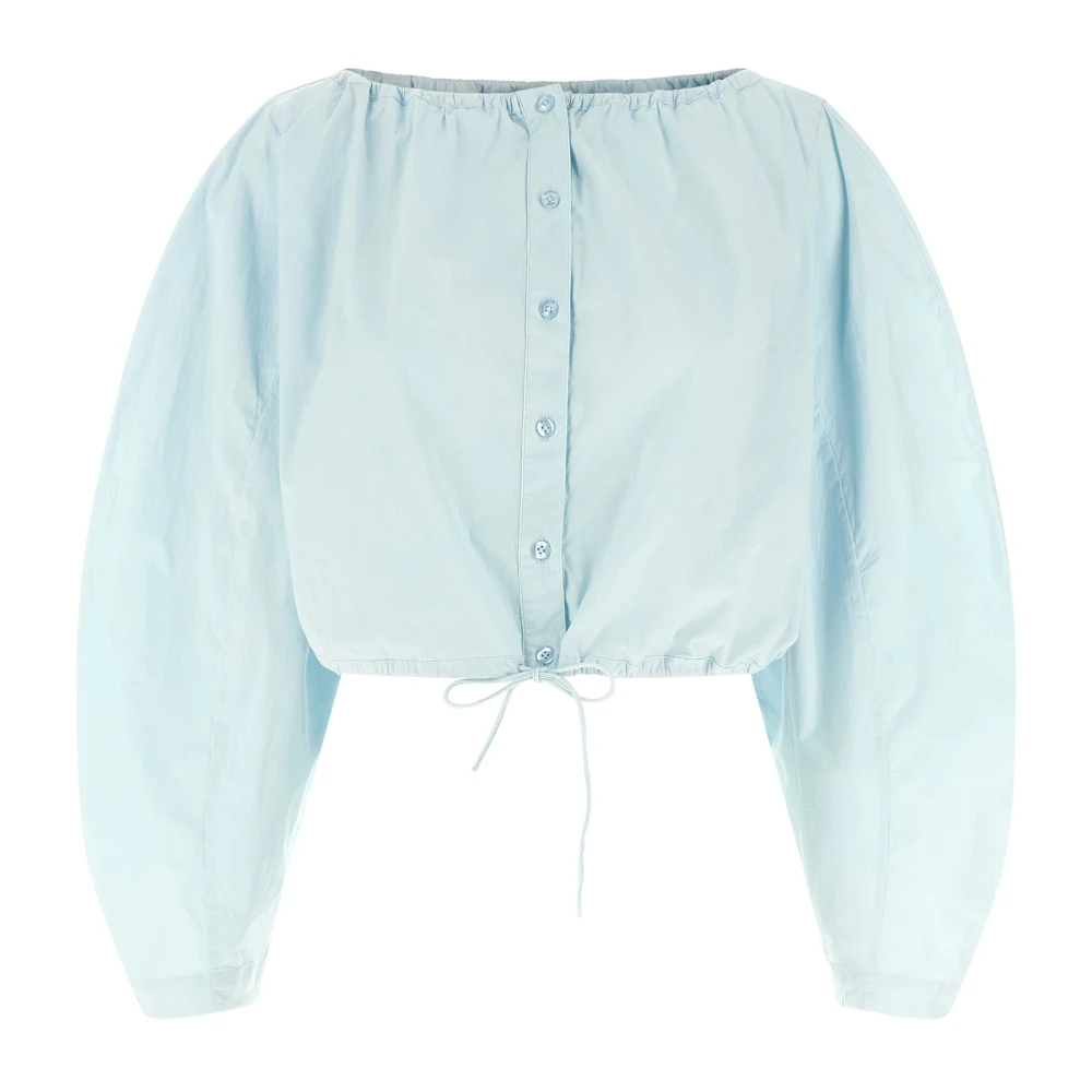 Rotate Birger Christensen Damen Blau - Crop Top - Blouses & Shirts - S