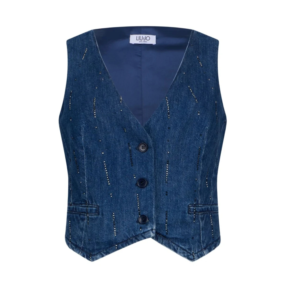 Liu Jo Damen Blau - Weste - Jackets - L
