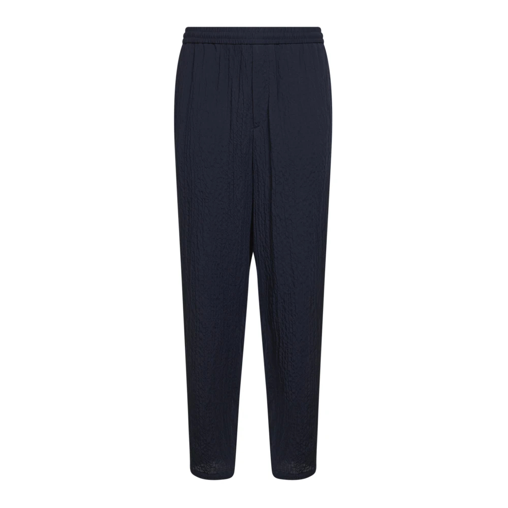 Giorgio Armani Herren Blau - Flatfront-Hosen - Trousers - L