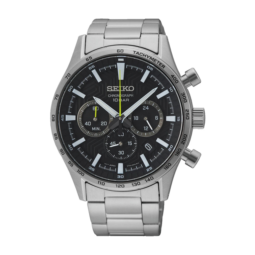 Seiko - Chrono Watch - Accessories - Herren - Grau - One Size - Bild 5