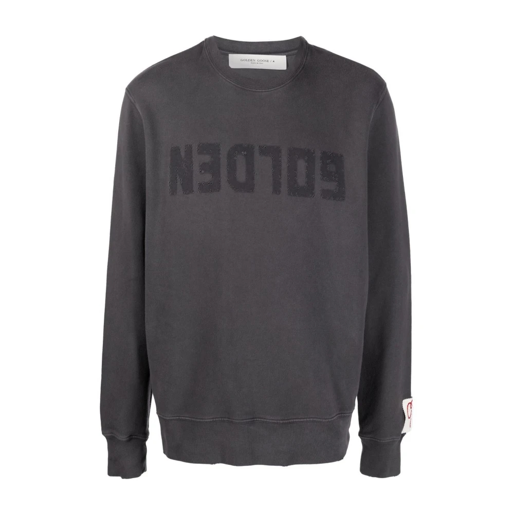 Golden Goose Herren Grau - Crewneck Sweatshirt - Sweatshirts & Hoodies - M