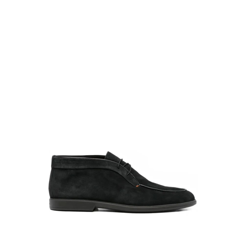 Santoni Herren Schwarz - Desert Boot - Shoes - K - 42 Eu
