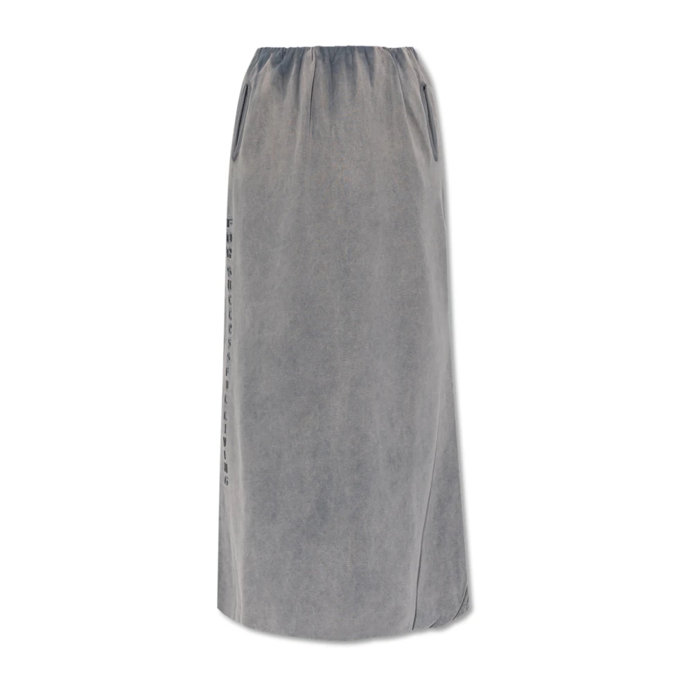 Diesel Damen Grau - Langer Rock - Skirts - S
