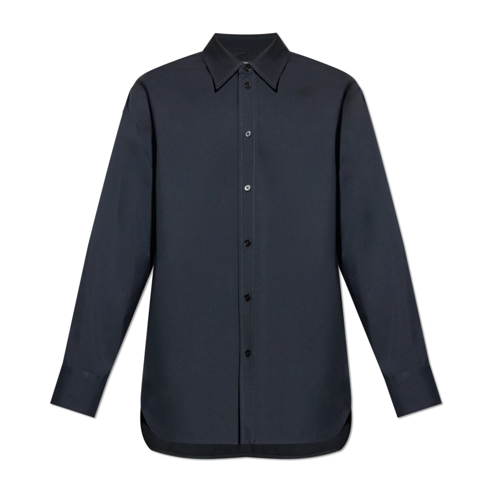 Jil Sander Herren Blau - Wollhemd - Shirts - M