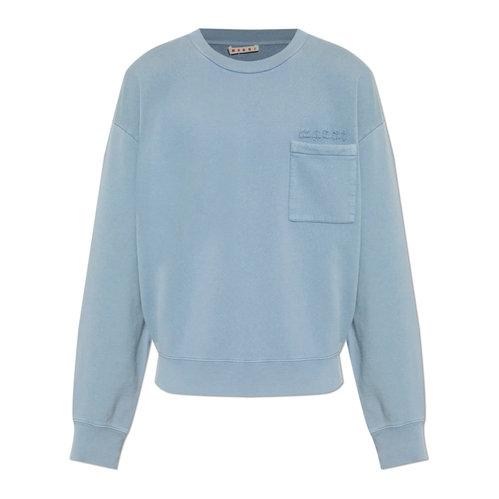Marni Herren Blau - Pocket Sweatshirt - Sweatshirts & Hoodies - L