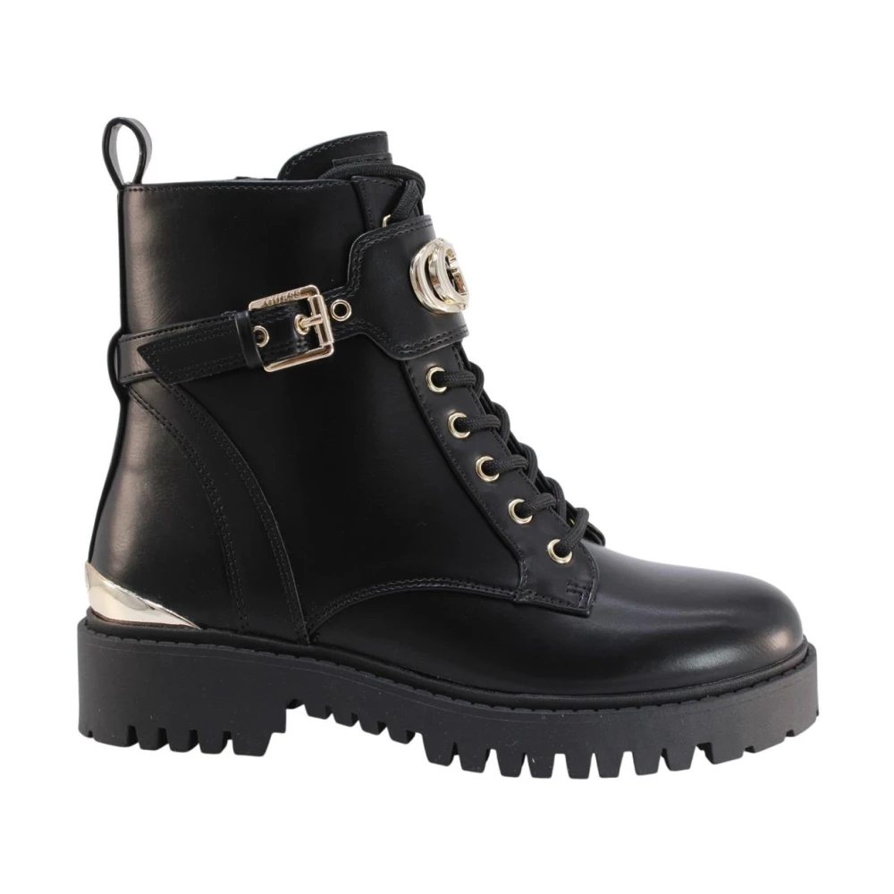Guess Damen Schwarz Schnürschuhe Fltola Ele10 41 - Bild 6