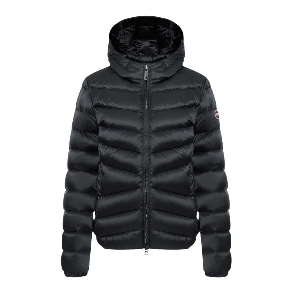 Colmar Damen Schwarz Daunenjacke Mit Kapuze Mit Glänzendem Finish Schmale Passform 2-Wege-Zipper erhältlich in Größe 42 (S)/44 (M)/46 (L)/48 (XL)/50 (XXL)/52 (XXXL) von Baur - Bild 5