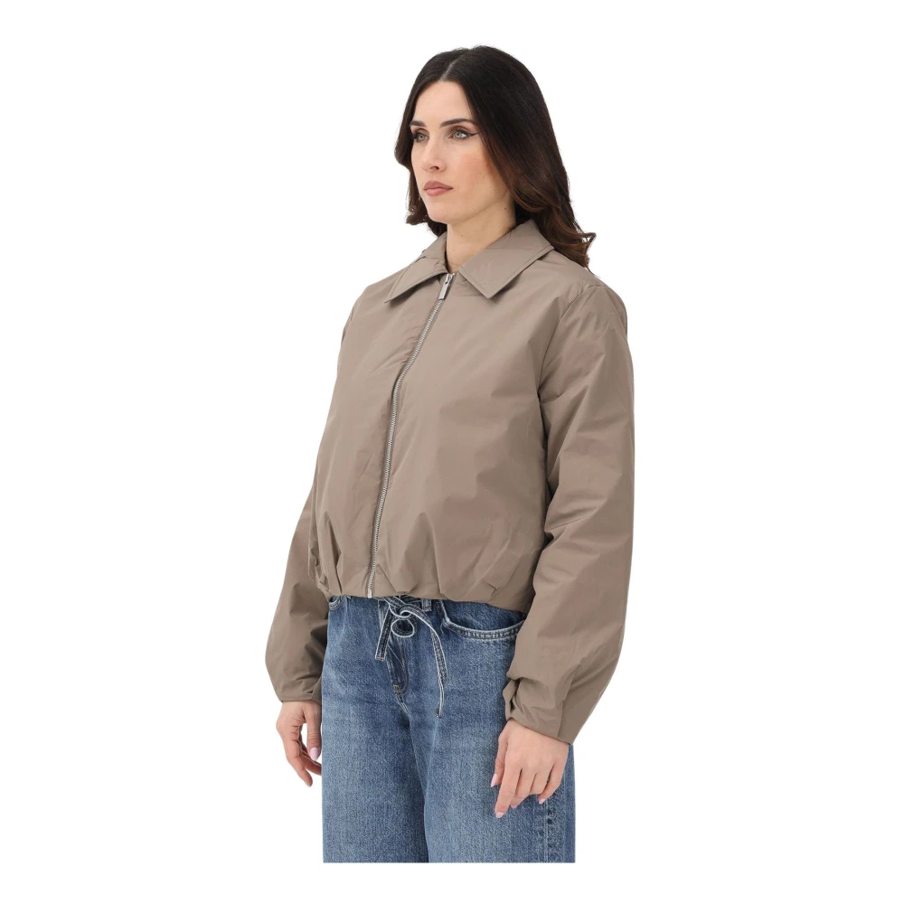 Only Damen Braun - Windbreaker Jacke - Jackets - L