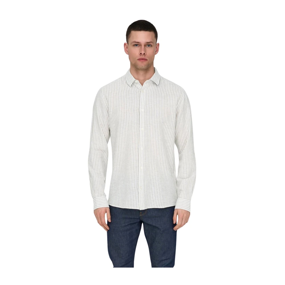 Only & Sons , Herren, Shirts, Beige, L - Bild 4