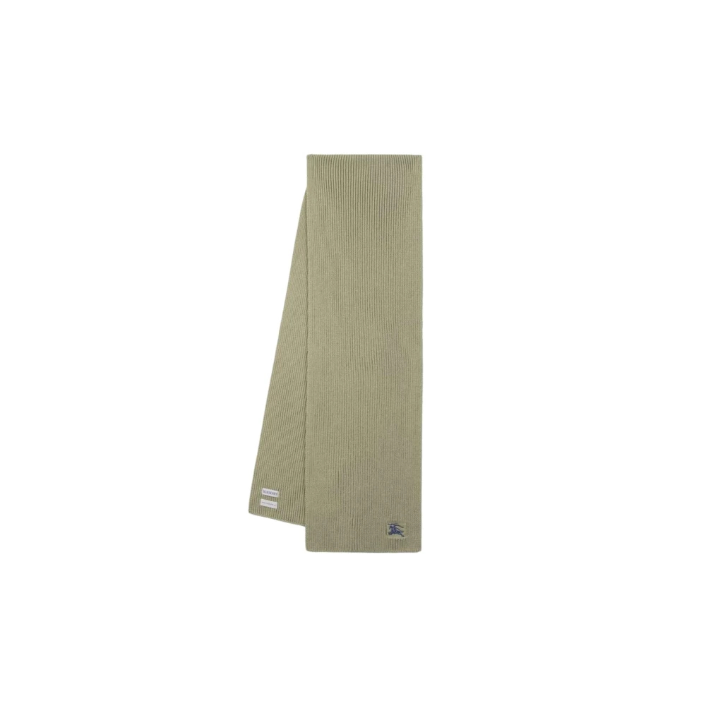 Burberry Unisex Beige - Ribbed Knit Scarf - Accessories - One Size