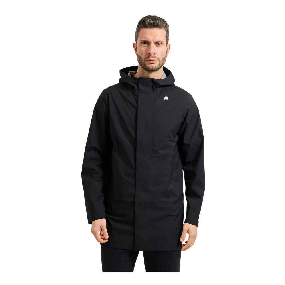 K-Way Herren Schwarz - Rain Jackets - Jackets - K - M