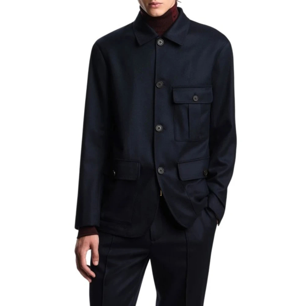 Emporio Armani Herren Blau - Safari-Jacke - Jackets - Xl