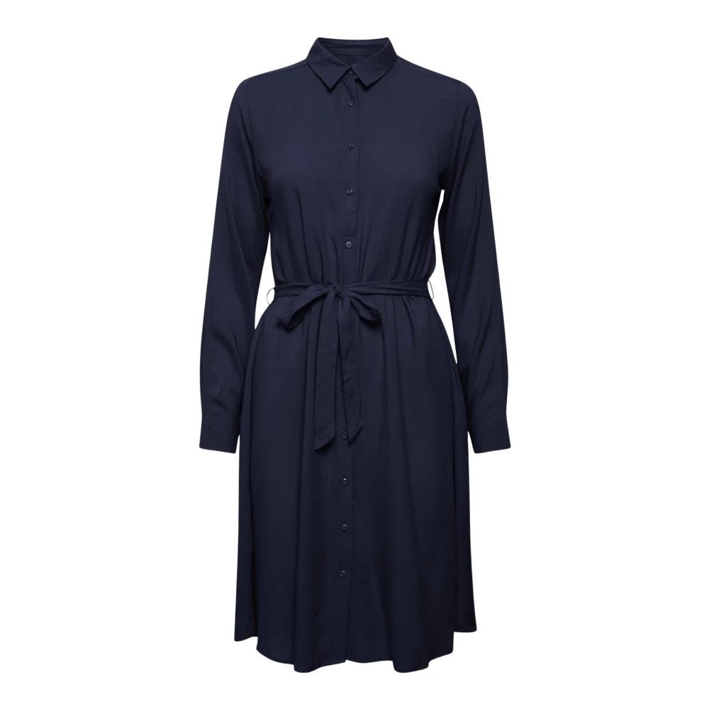 Ichi Damen Blau Kleid Main - Bild 3