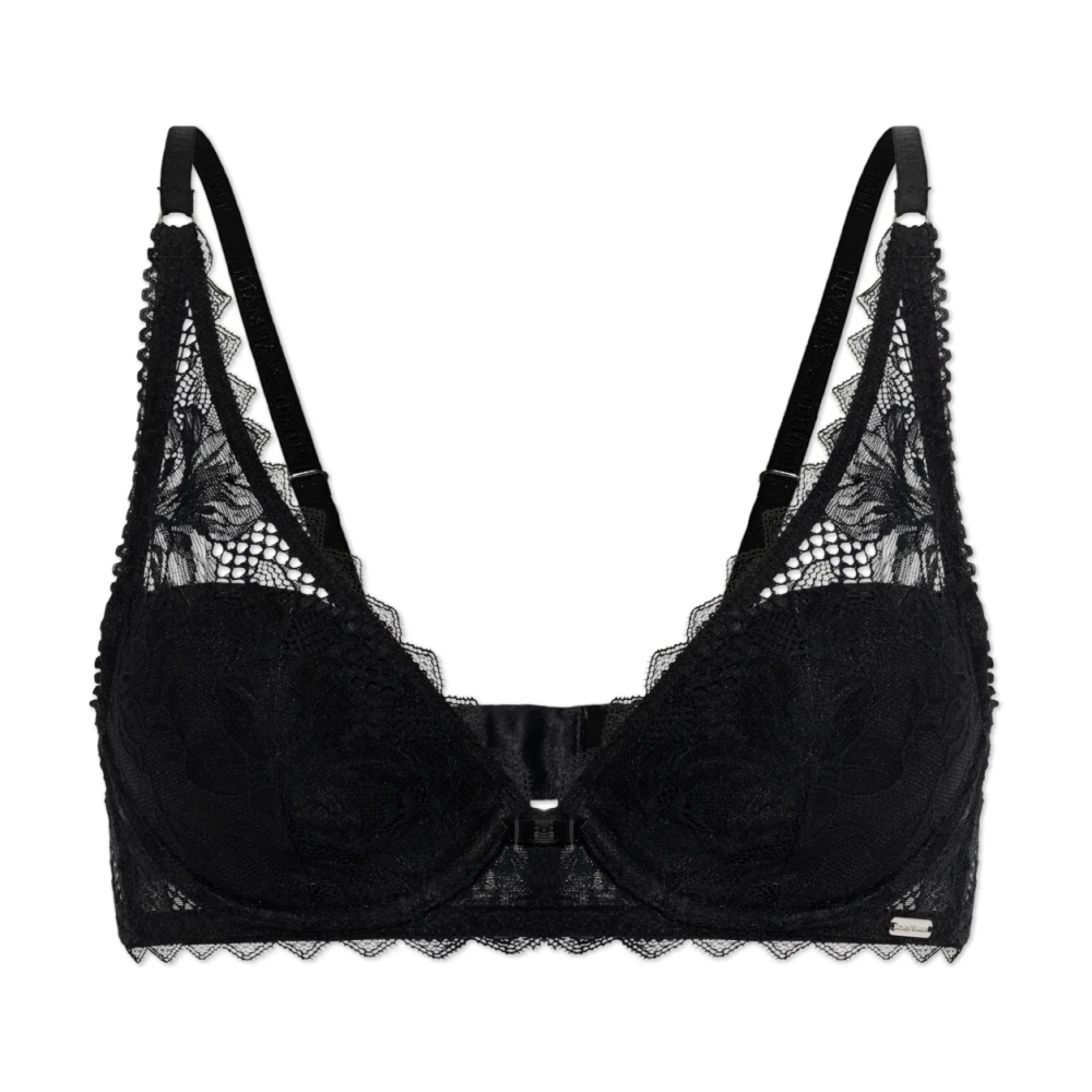 Emporio Armani Damen Schwarz - Lace Bra - Underwear - K - 80C Eu