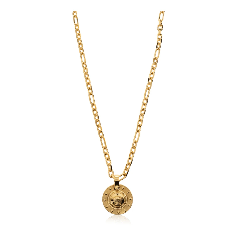Versace Unisex Gelb - Iradia Necklace - Accessories - One Size