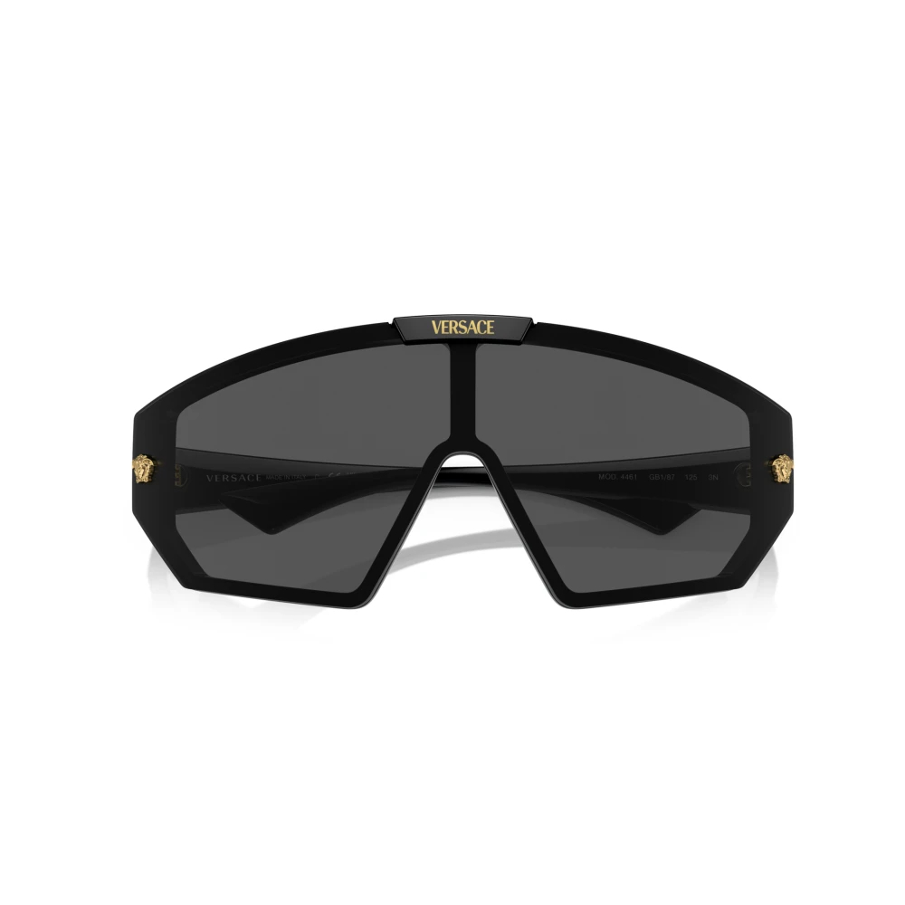 Versace Unisex Dark Grey,Mirror Gold Sunglass Ve4461 - Rahmenfarbe: Schwarz, Linsenfarbe: Dark Grey/Mirror Gold - Bild 13