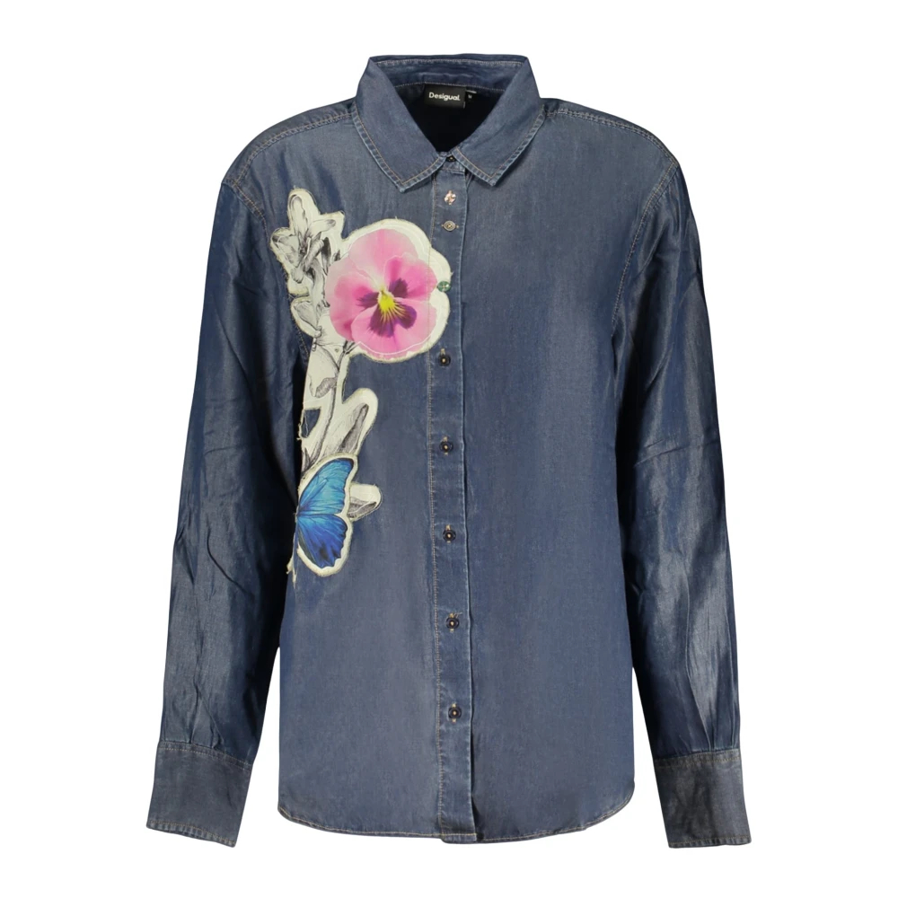 Desigual , Damen, Blusen & Hemden, Blau, S - Bild 5