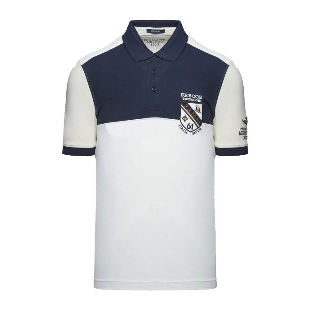 Aeronautica Militare Herren Multicolor - Piqué Polo - Tops - Mehrfarbig -2Xl