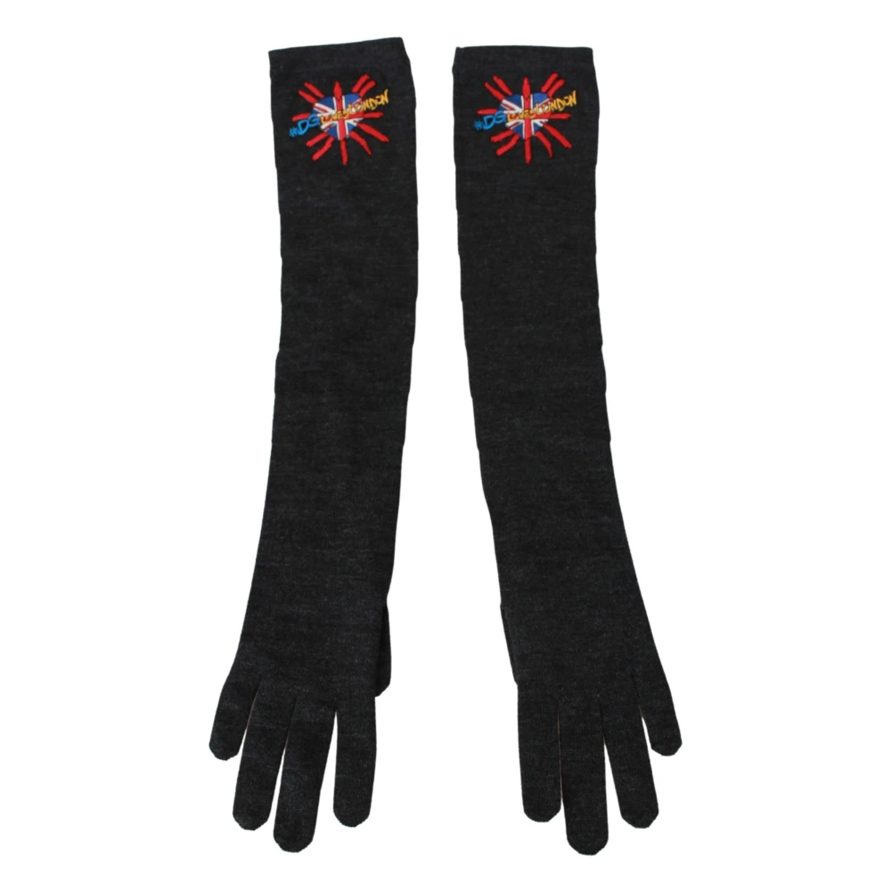 Dolce & Gabbana Damen Grau - Ellbogenlange Handschuhe - Accessories - One Size