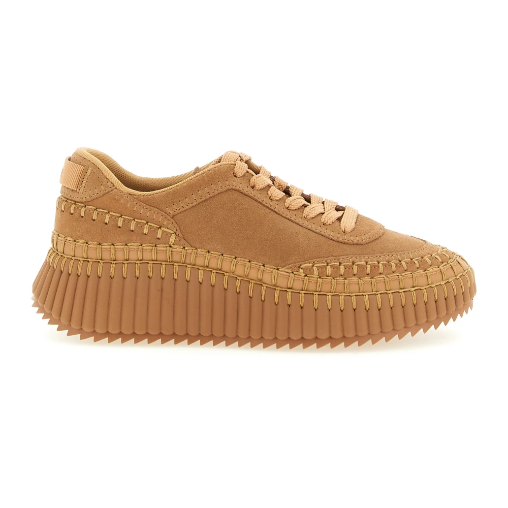 Chloe Plateau-Sneakers Nama Aus Veloursleder Eu Größe 40 - MyTheresa - Bild 3