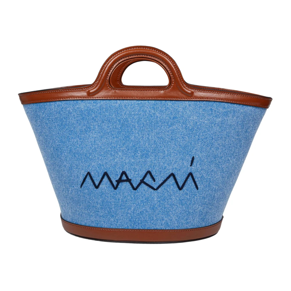 Marni Damen Blau - Tropicalia Bucket Bag - Bags - One Size