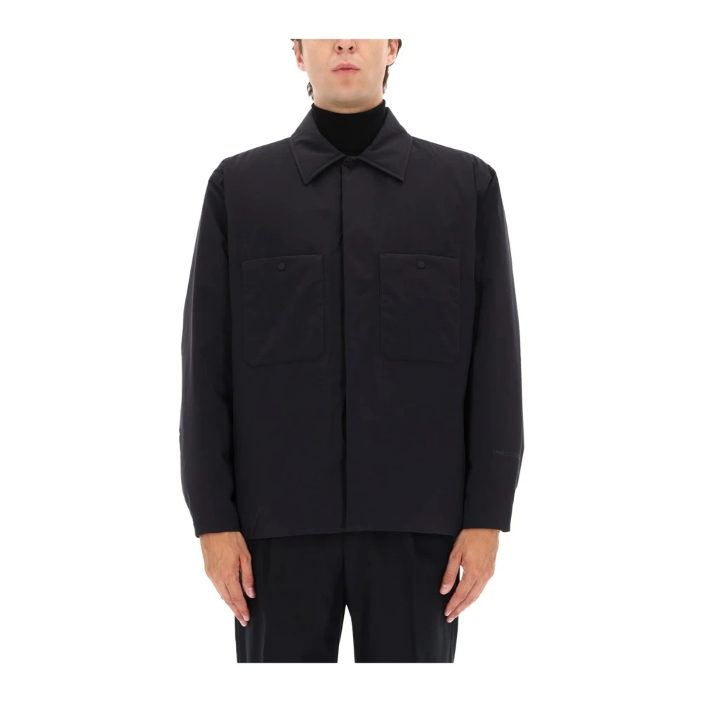 Herno Herren Schwarz - Ultrasuede Overshirt Jacket - Jackets - K - L