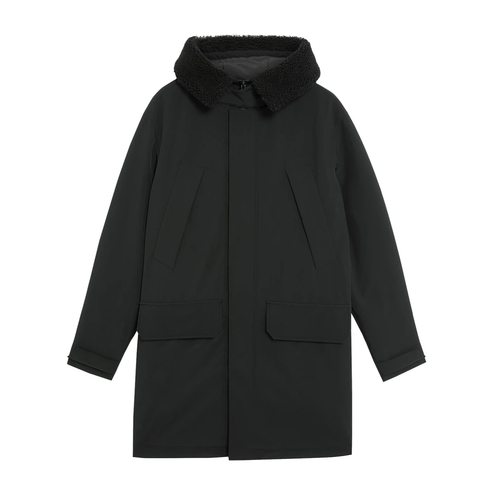 Lyle and Scott, Herren, Winterjacken, Winterparka, Schwarz, (L) - Bild 5