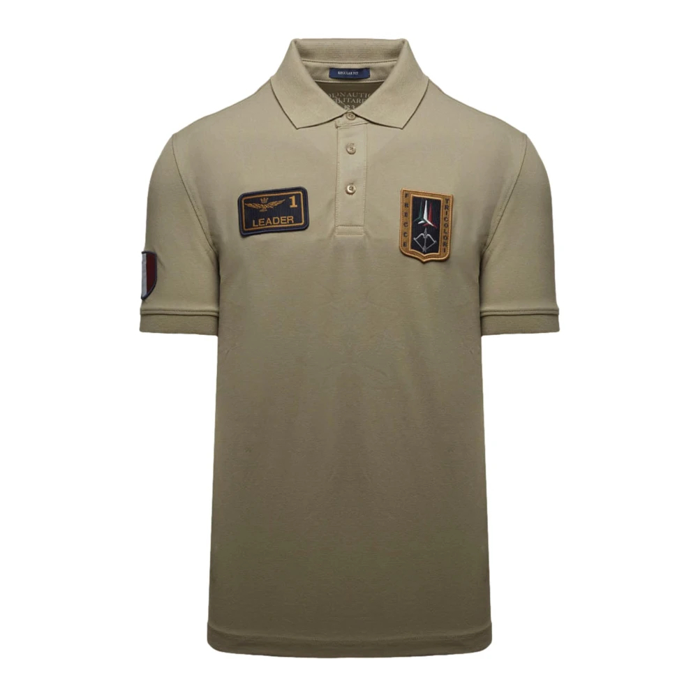 Aeronautica Militare Herren Beige - Po1927up00191 Polo Shirt - Tops - 2XL