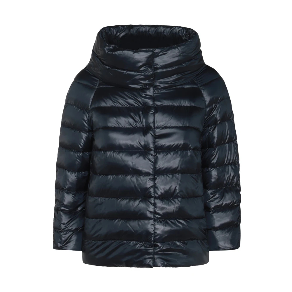 Herno Damen Blau - Marineblaue Sofia Daunenjacke - Jackets - S