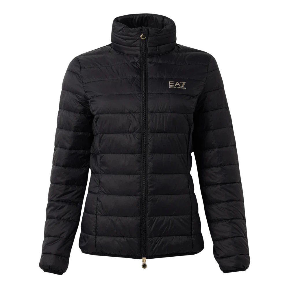 Emporio Armani Ea7 Damen Schwarz - Pufferjacke Mit Reißverschluss - Jackets - K - M
