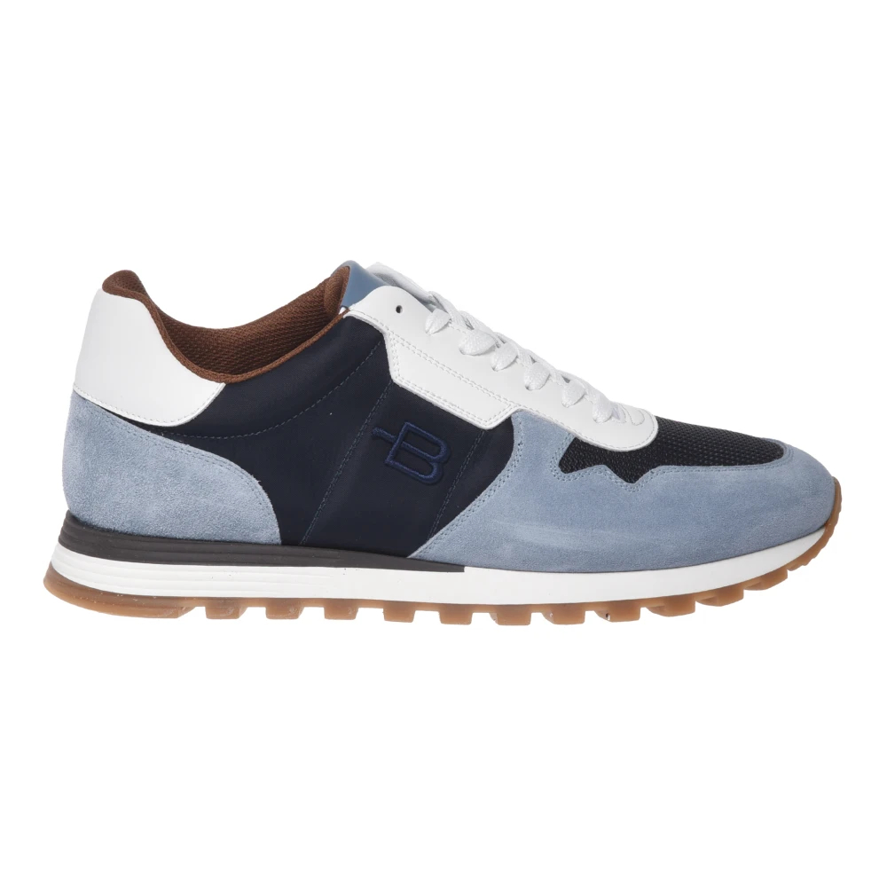 Baldinini Herren Multicolor - Suede And Fabric Sneaker - Shoes - Mehrfarbig - 44 Eu
