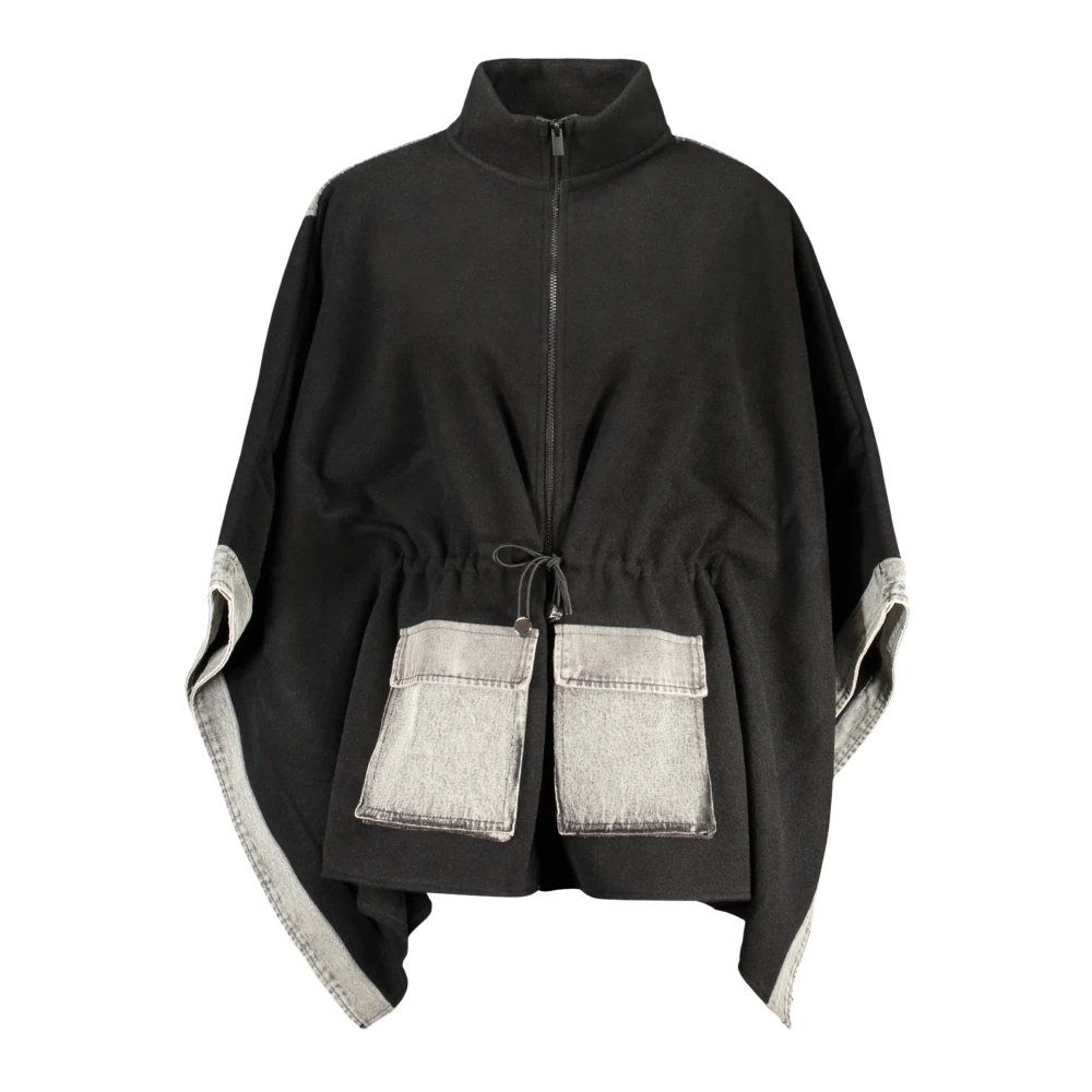 Desigual Damen Noir Denim-Poncho - Bild 5