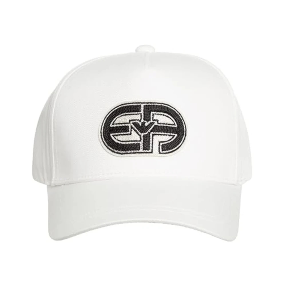 Emporio Armani Herren Weiß - E Baseballkappe Mit Logopatch - Accessories - One Size