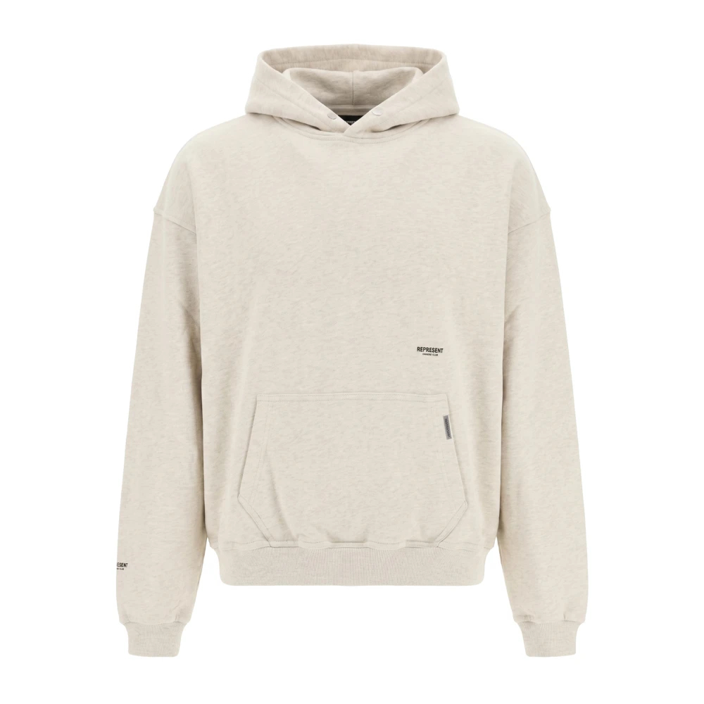 Represent Herren Weiß Micro Owners Club Hoodie - Bild 3