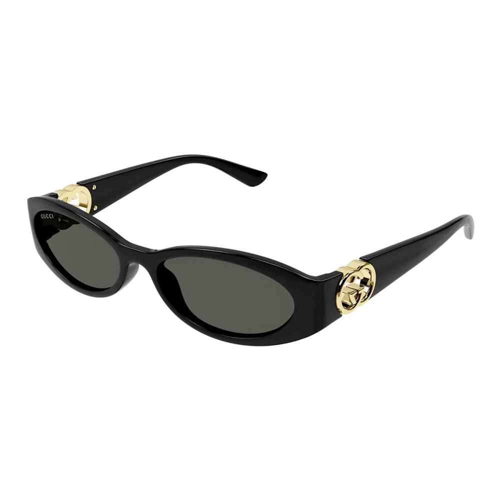 Gucci Damen Schwarz - Sonnenbrille Mit Ovalem Rahmen - Accessories - K - 54 Mm