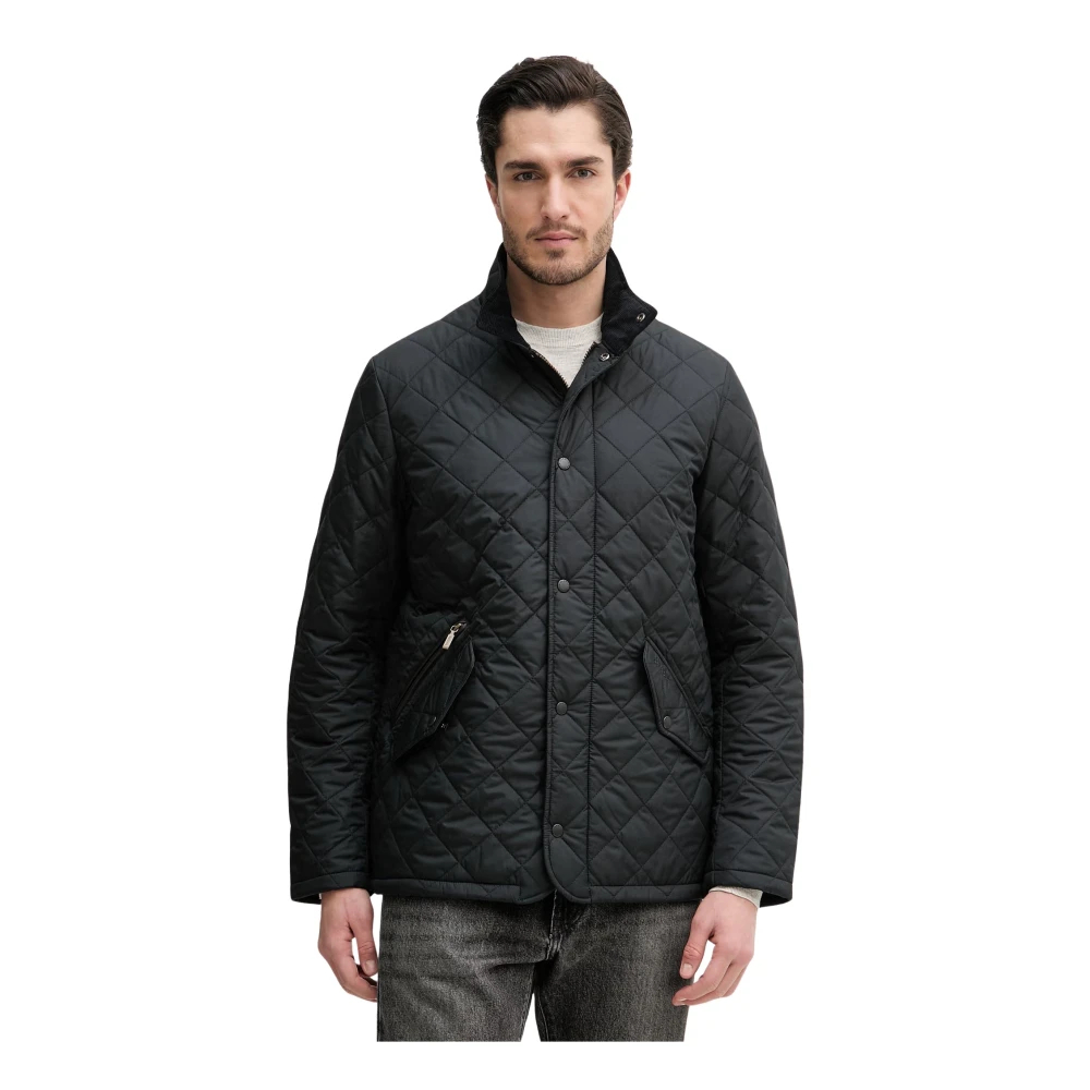 Barbour Herren Dunkelblau Übergangsjacke Chelsea Mqu0006ny51 Regular Fit - Image 8