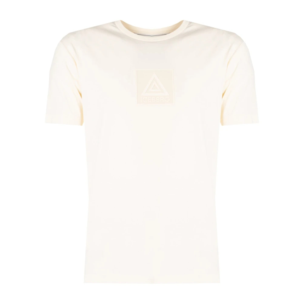 Iceberg Herren Beige - Klassisches Rundhals-T-Shirt - Tops - Xl