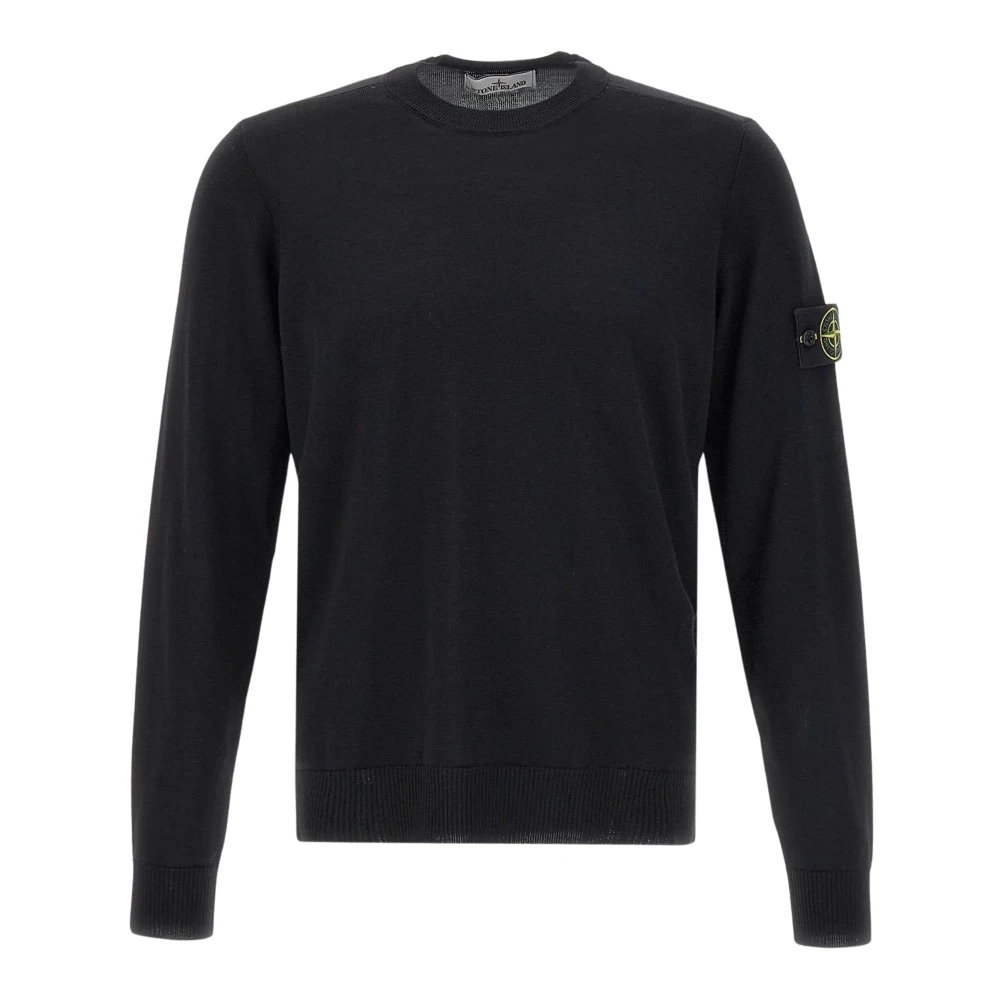 Stone Island , Herren, Strickwaren, Schwarzk, M - Bild 4