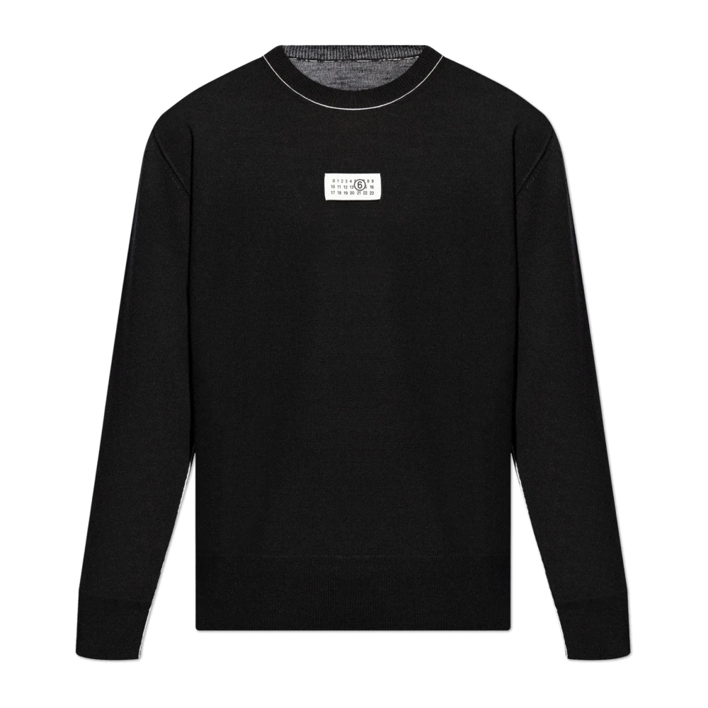 Mm6 Maison Margiela , Herren, Strickwaren, Schwarzk, M - Bild 4
