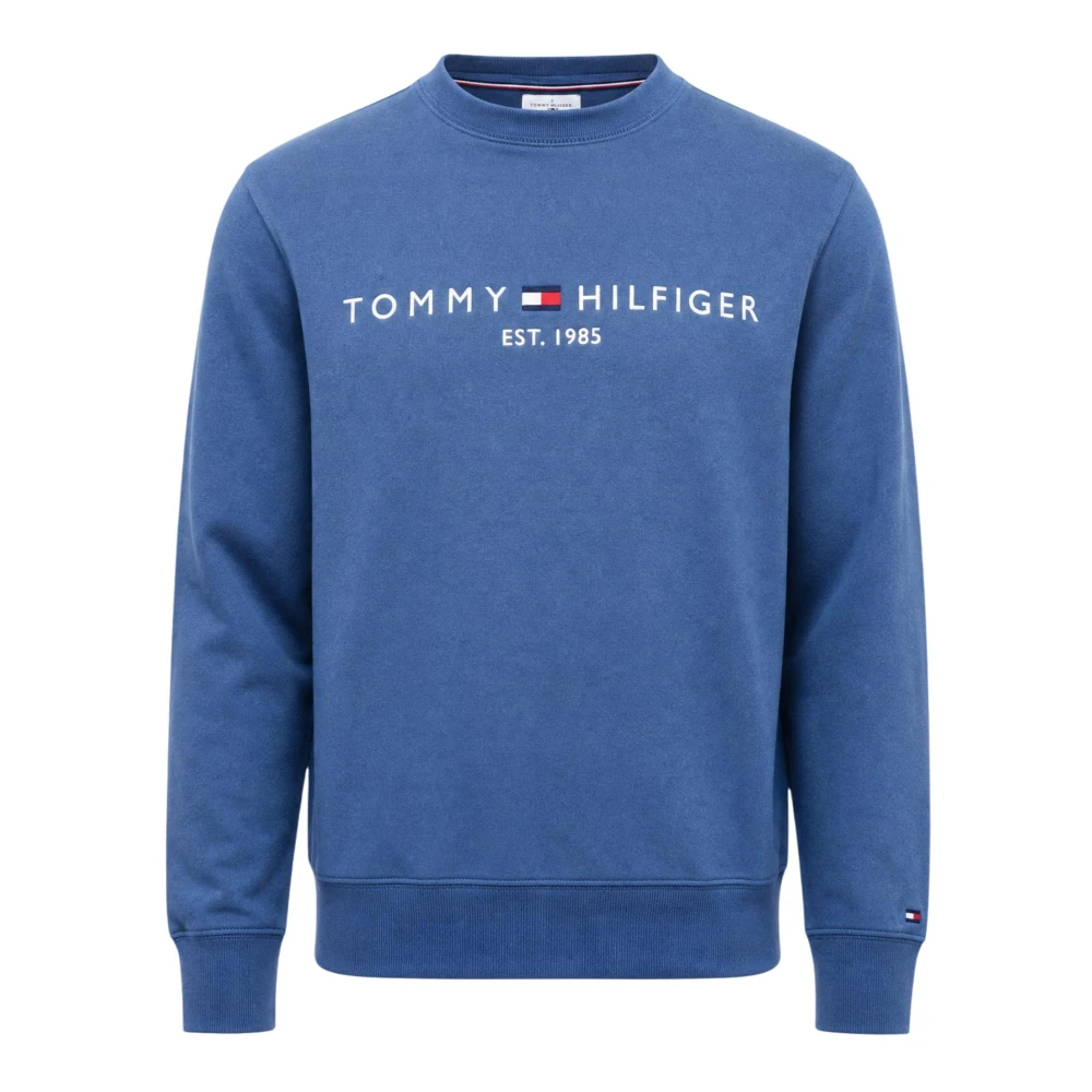 Tommy Hilfiger Herren Aegean Sea Sweatshirt Aus Fleece Mit Logo Stickerei - Bild 5