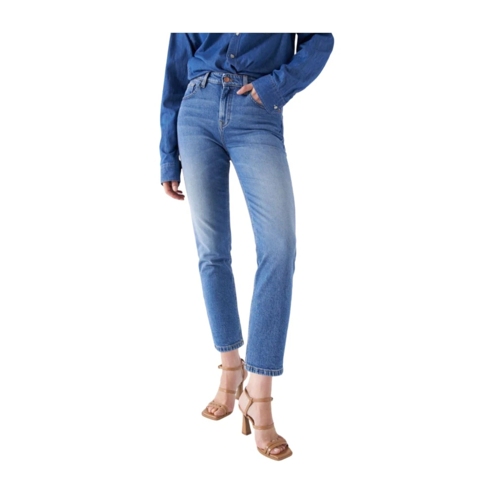 Salsa Jeans Damen Bleu Slim Jeans Für True - Bild 4
