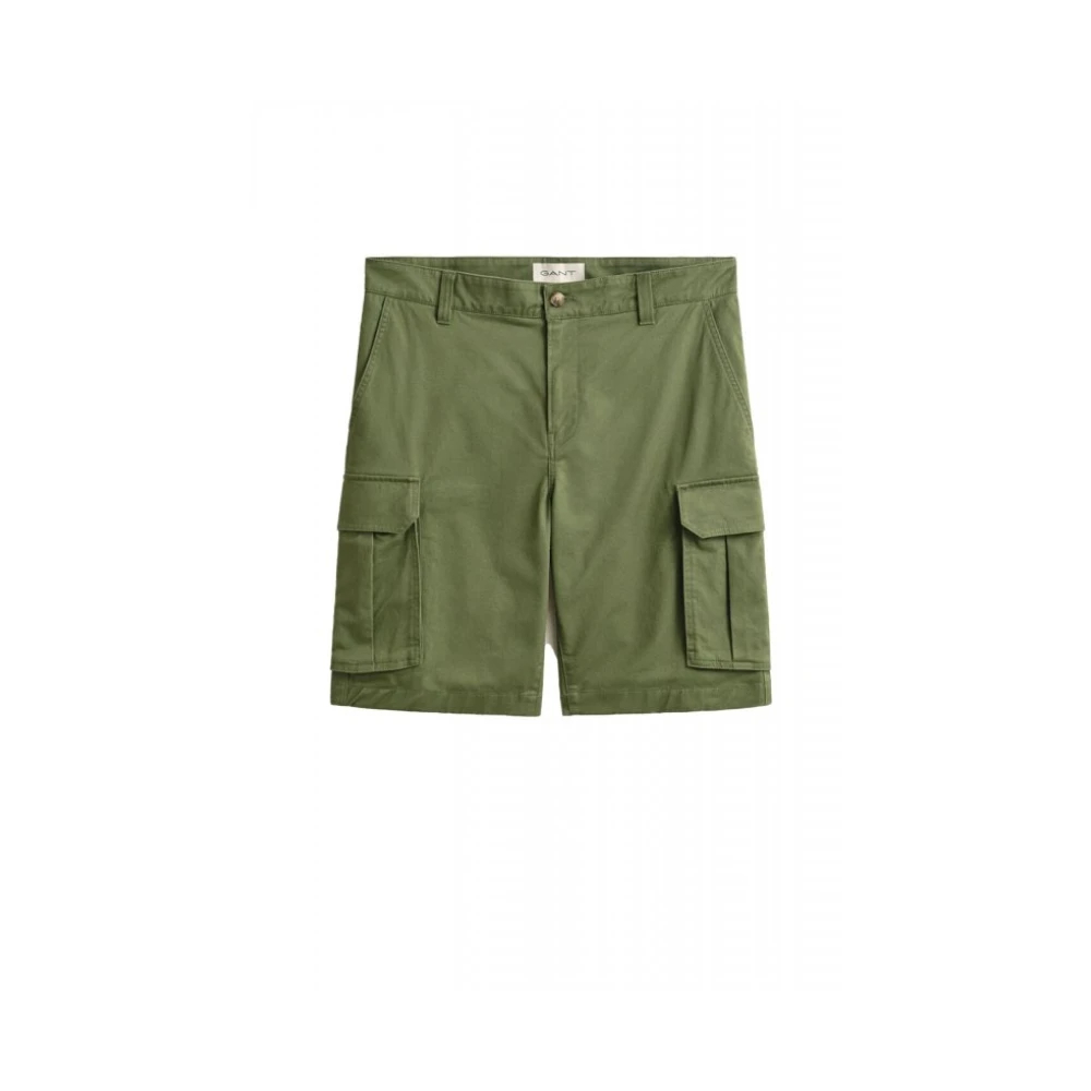 Gant Herren Grün - Klassische Cargo-Shorts - Shorts - W32